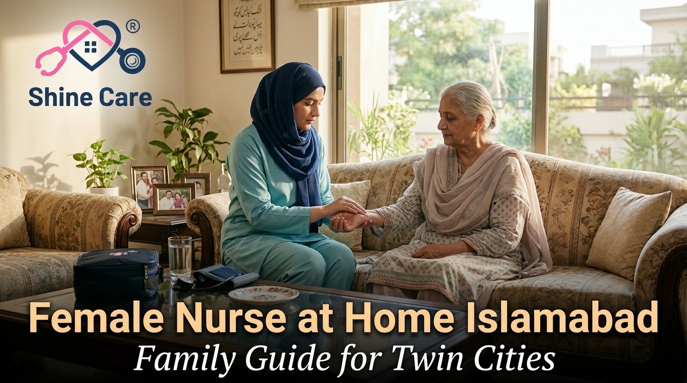 Female Nurse at Home Islamabad: Family Guide for Twin Cities